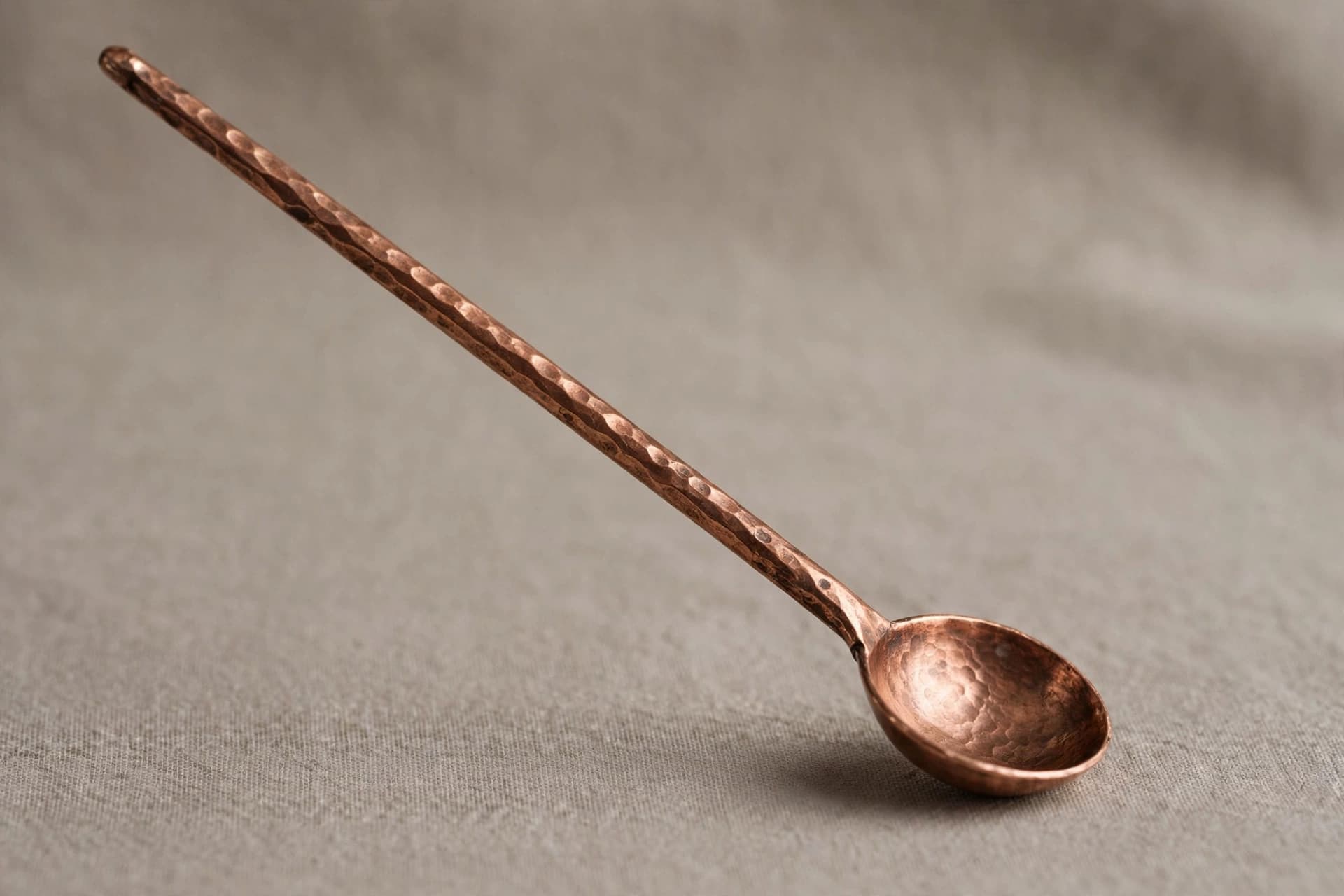 Turkish Copper Sherbet Spoon — Primary view